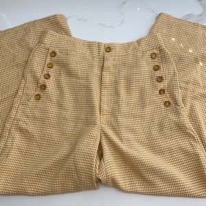 Yellow Checkered Pants!